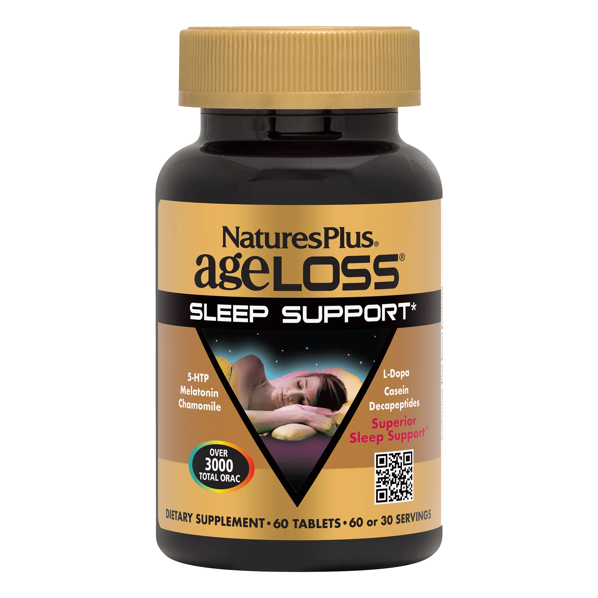 NaturesPlus AgeLoss Sleep Support Tablets