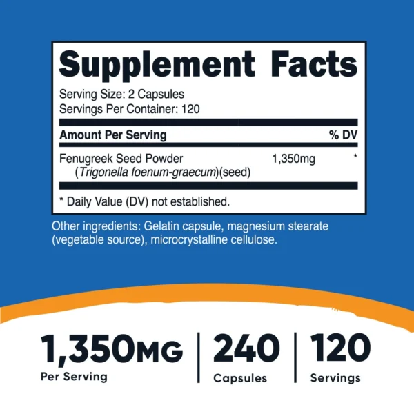 Nutricost Fenugreek Capsules