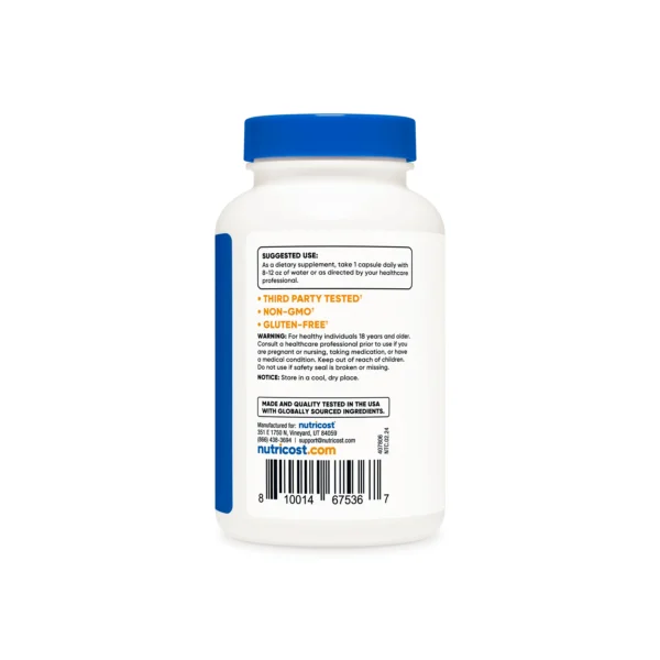 Nutricost N-Acetyl L-Cysteine (NAC) Capsules