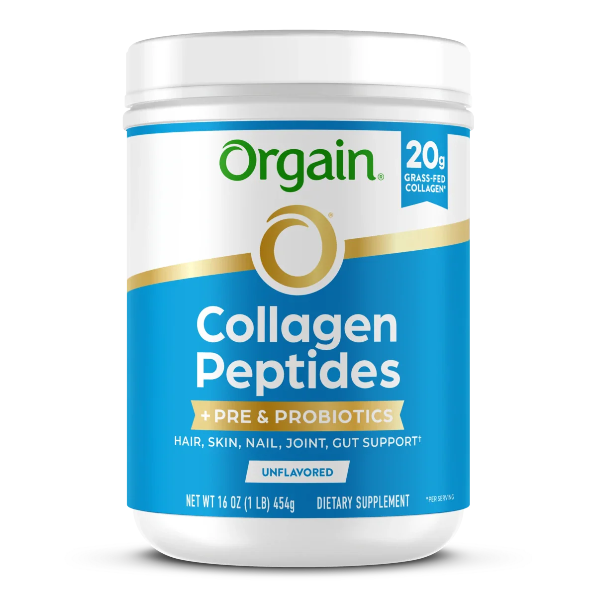 Orgain Collagen Peptides + Prebiotics & Probiotics