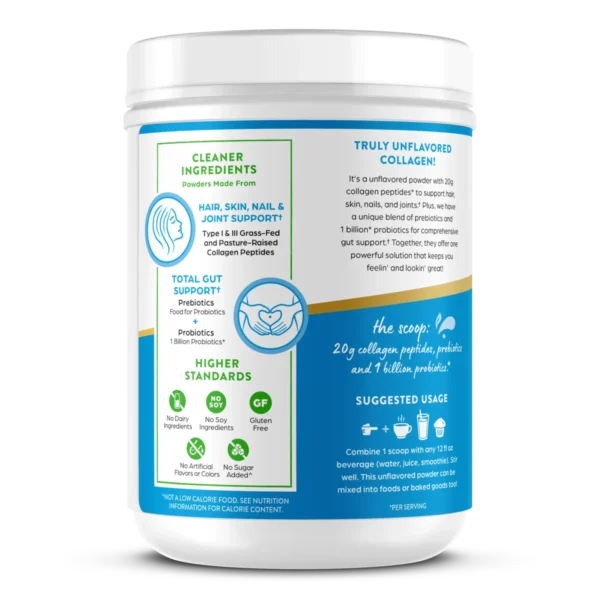 Orgain Collagen Peptides + Prebiotics & Probiotics