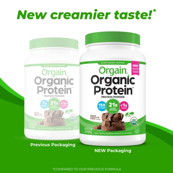 Orgain Organic Protein™ Plant Based Protein Powder Creamy Chocolate Fudge