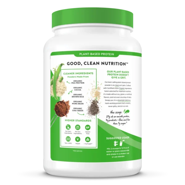 Orgain Organic Protein™ Plant Based Protein Powder Creamy Chocolate Fudge