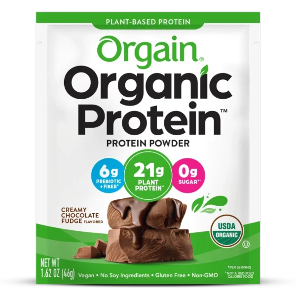 Orgain Organic Protein™ Plant Based Protein Powder Creamy Chocolate Fudge