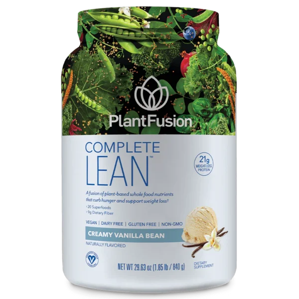 PlantFusion Complete Lean Vegan Protein Powder for Weight Loss