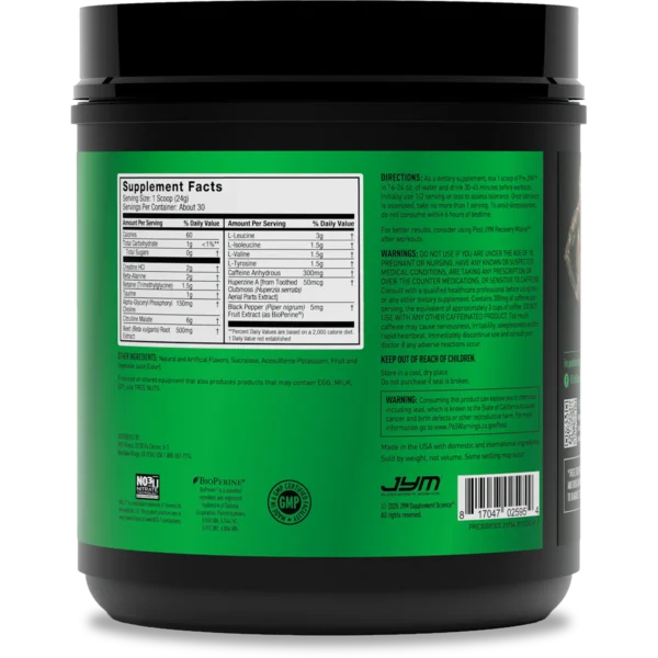 Pre JYM High-Performance Pre-Workout