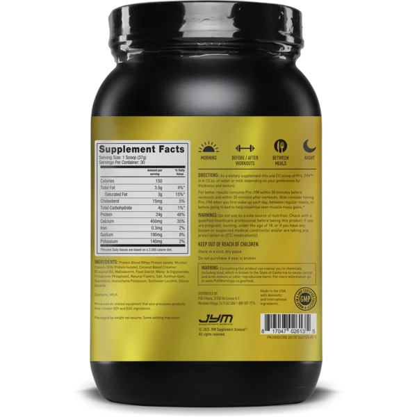 Pro JYM Cinnamon Oatmeal Cookie Protein