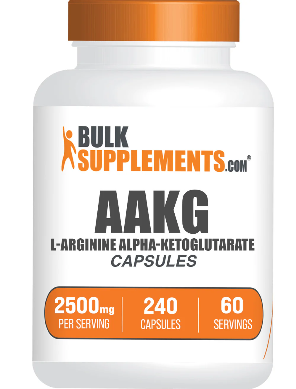 Bulk Supplements AAKG (L-Arginine Alpha-Ketoglutarate) Capsules