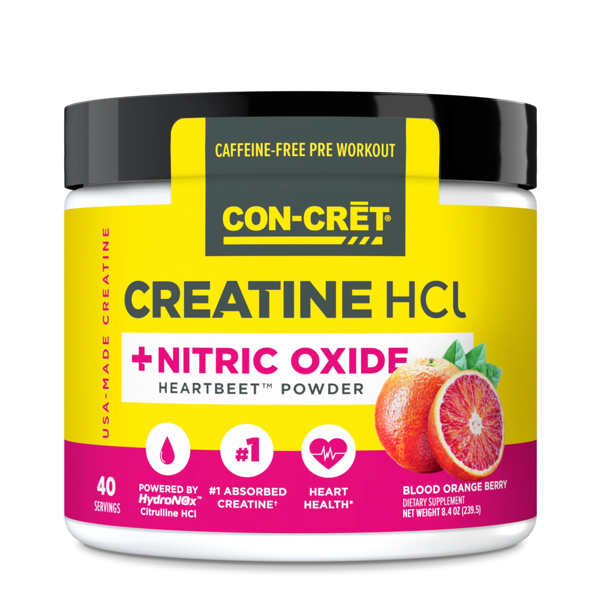CON-CRĒT Creatine HCl + Nitric Oxide