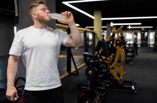 drinking creatine