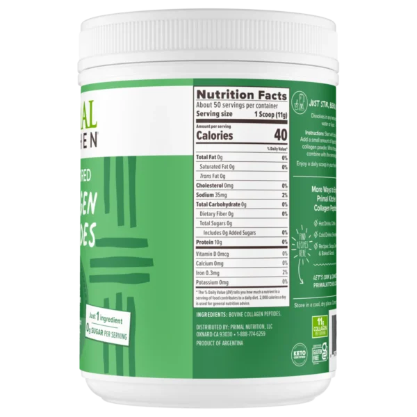 Primal Kitchen Unflavored Collagen Peptides