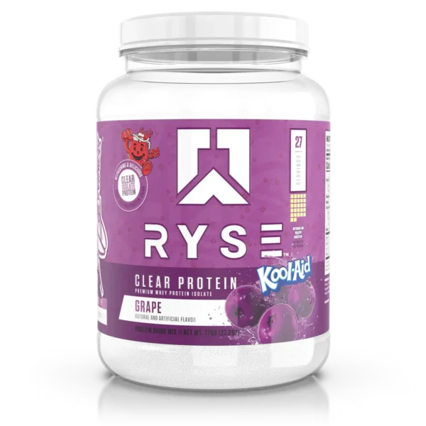 Ryse Clear Protein Grape Cool Aid