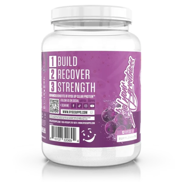 Ryse Clear Protein Grape Cool Aid