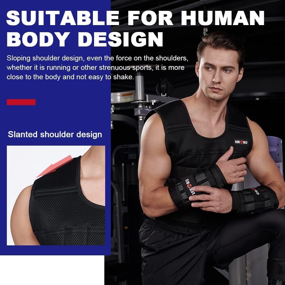 Adjustable Weighted Vest 44LB 3