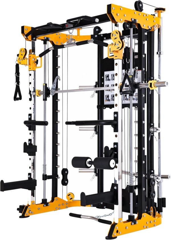 Altas Strength 3059 Smith Machine Home Gym Equipment with 1000 lbs Weight Capacity