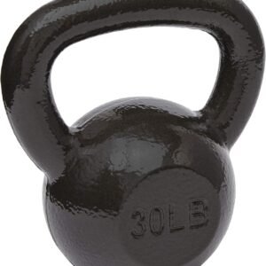 Amazon Basics Cast Iron Kettlebell 30 Pounds