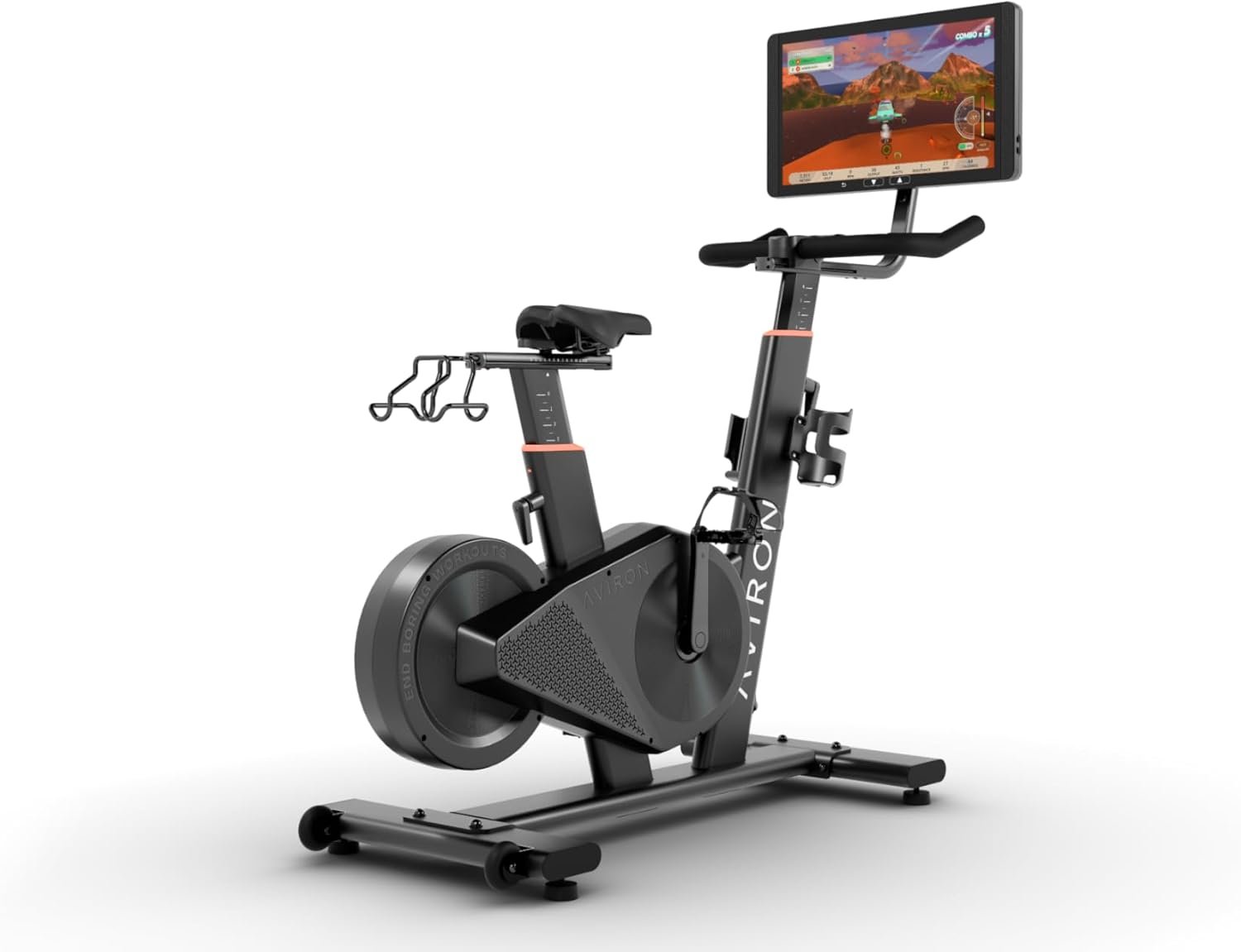 Aviron Fit Bike S with 22" HD Touchscreen Access to Game-Based Workouts