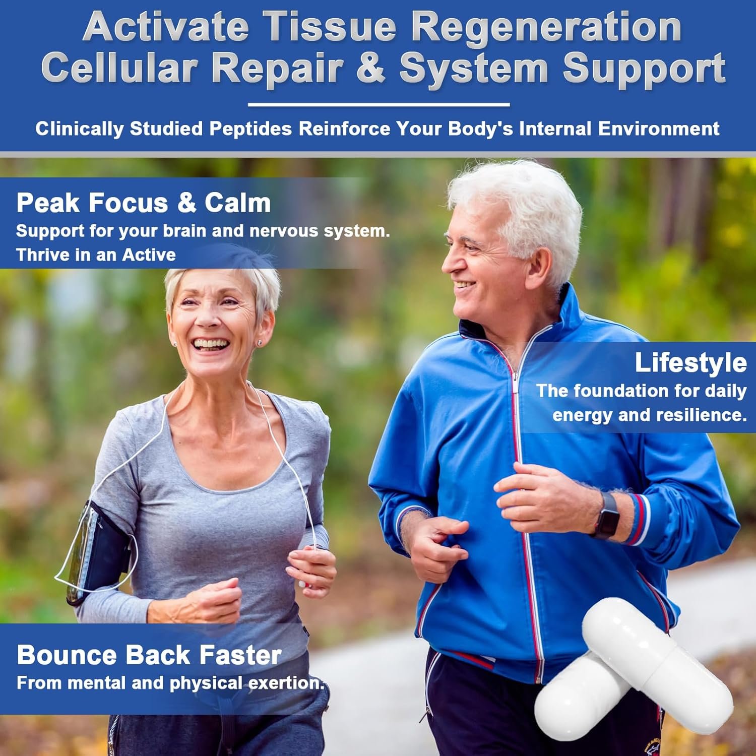 BP157 Peptide Capsules Collagen 1000Mg Supports Muscle Growth 7