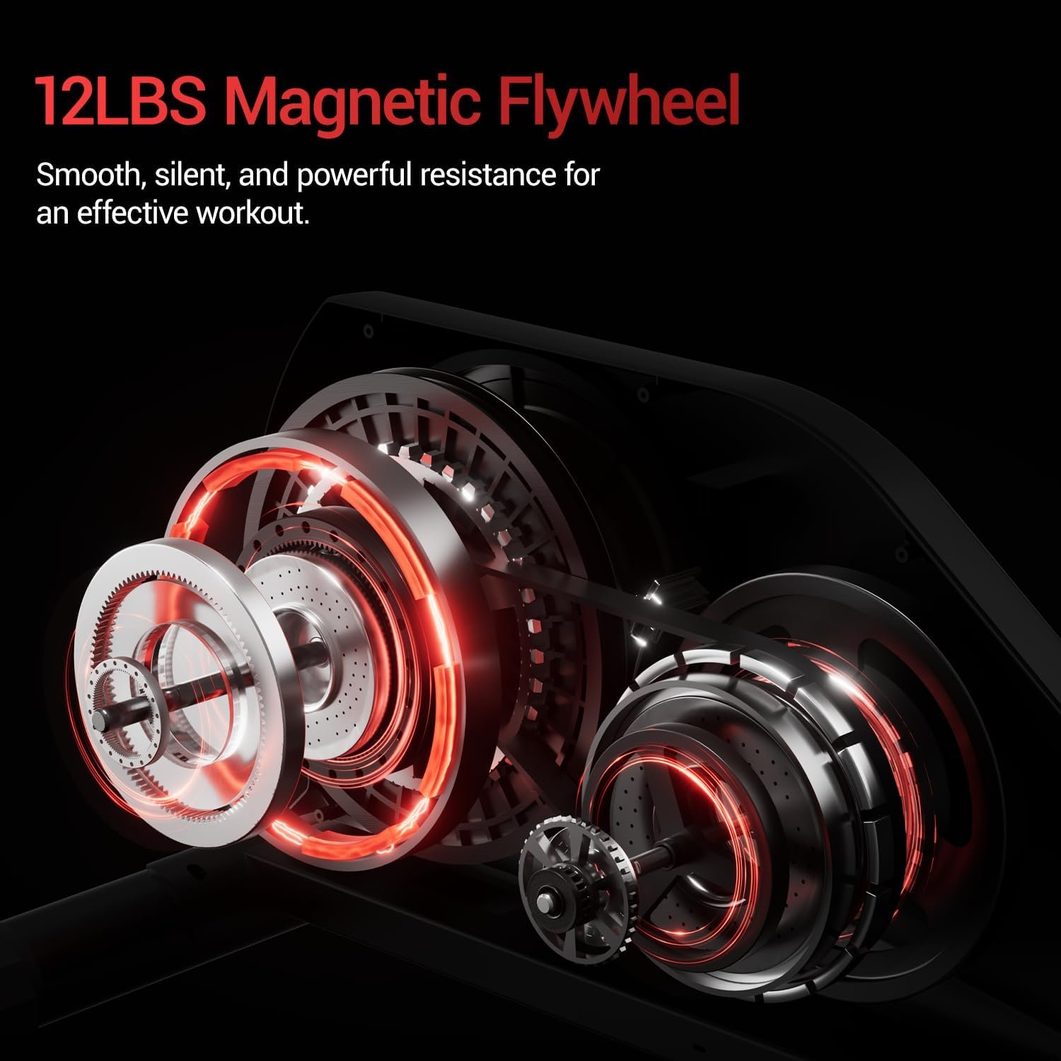 CURSOR FITNESS Elliptical Machine for Home 5