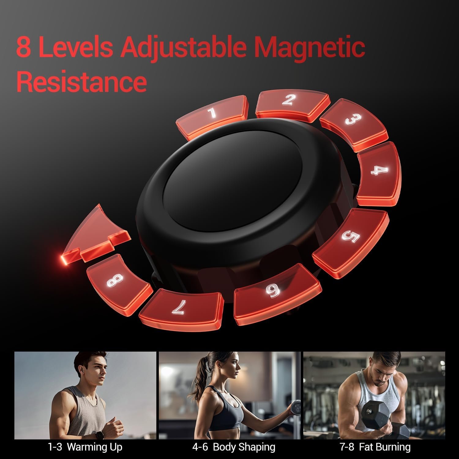 CURSOR FITNESS Elliptical Machine for Home 6