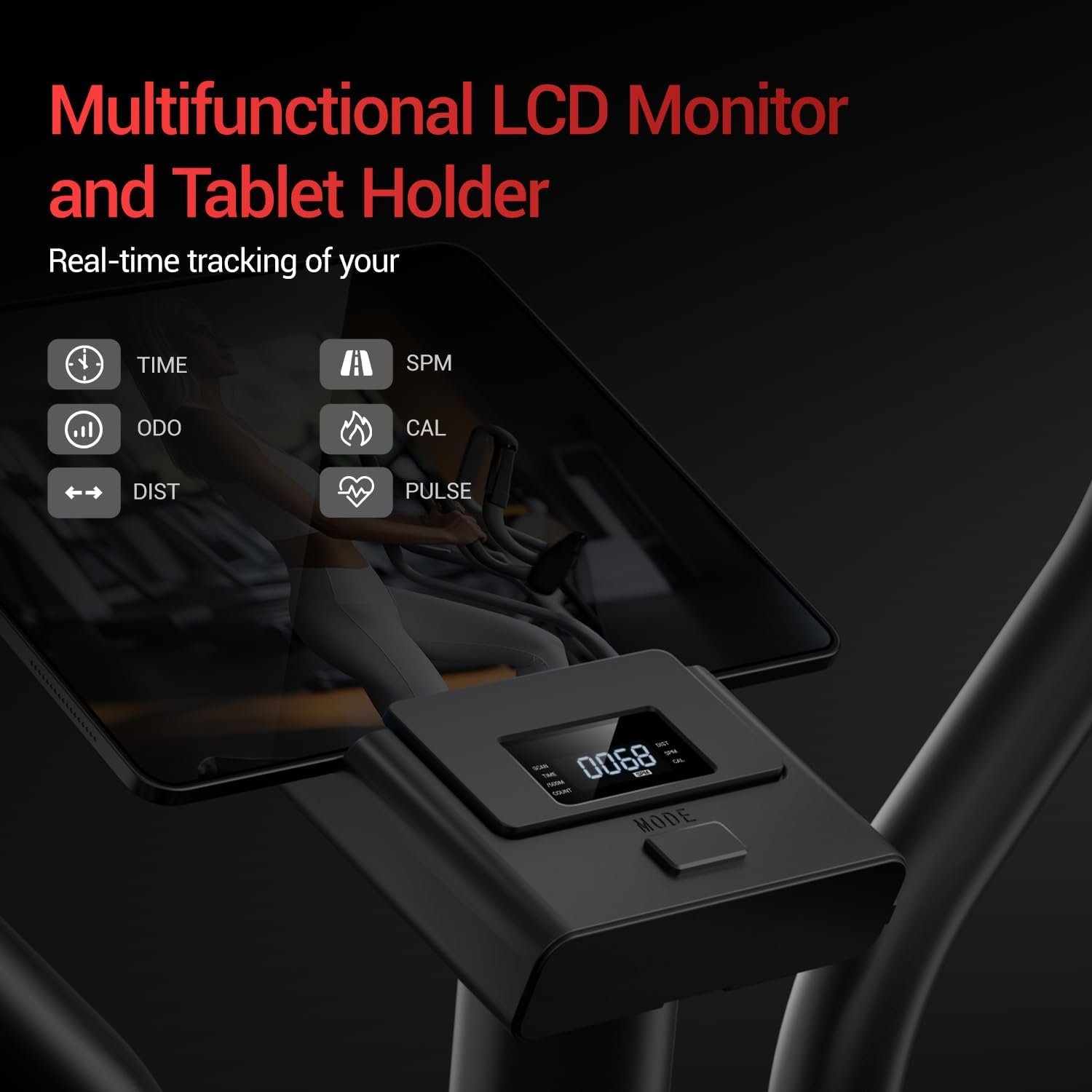 CURSOR FITNESS Elliptical Machine for Home 8