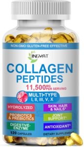 Collagen Peptides Softgels Multi Collagen Peptide with Glucosamine Chondroitin MSM Biotin 1