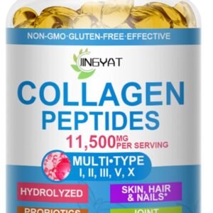 Collagen Peptides Softgels Multi Collagen Peptide with Glucosamine Chondroitin MSM Biotin 1