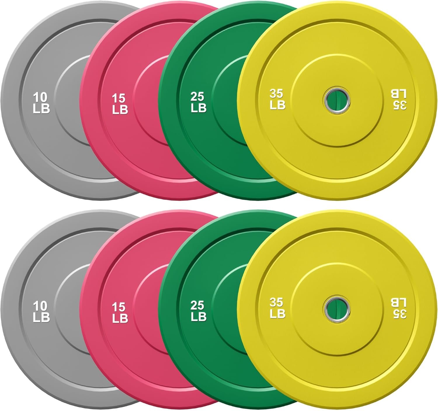 Colored Bumper Weight Plates Olympic Weight Plate Set 2-Inch