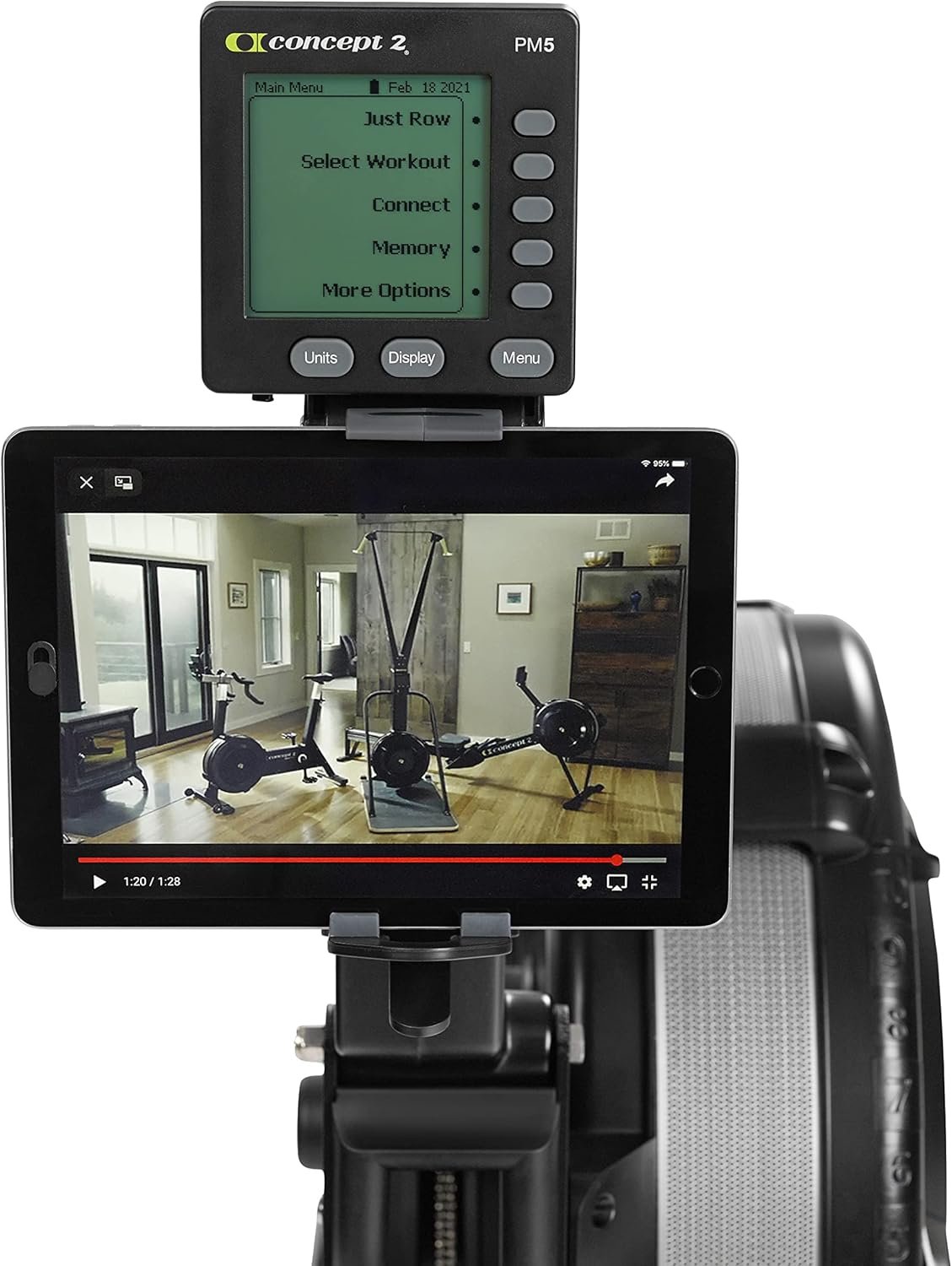 Concept2 RowErg Indoor Rowing Machine - PM5 Monitor