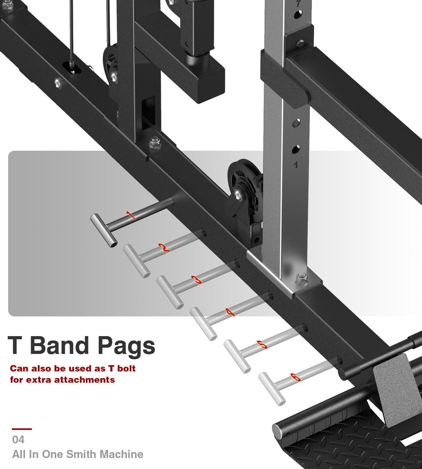 DONOW Smith Machine with Weight Stacks Home Gym Sytem Power Cage Squat Rack Dual Cable Crossover Machine All in One 7