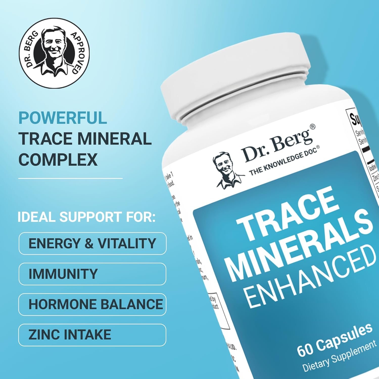 Dr. Berg Trace Minerals Enhanced Complex Complete with 70+ Minerals 3
