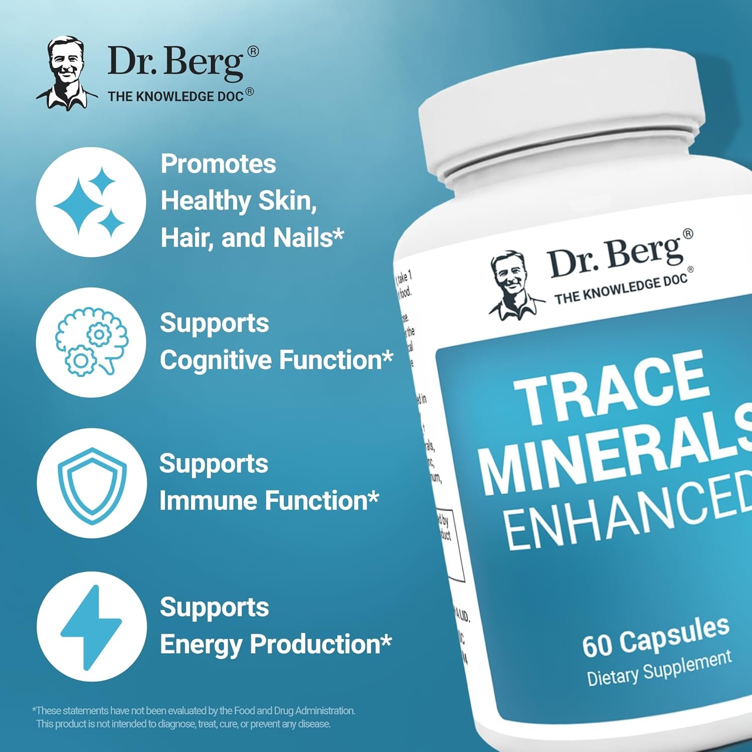 Dr. Berg Trace Minerals Enhanced Complex Complete with 70+ Minerals 4