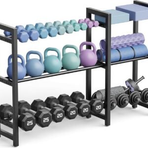 Dumbbell Rack 3-Tier Weight Stand Dumbbell Storage 1