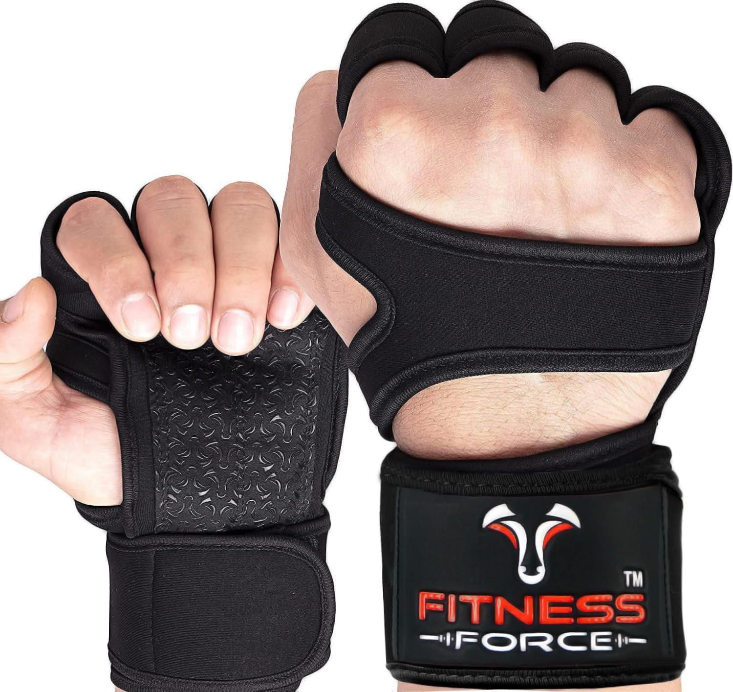 FITNESS FORCE Ventilated Weightlifting Gloves Workout Gloves for Men and Women