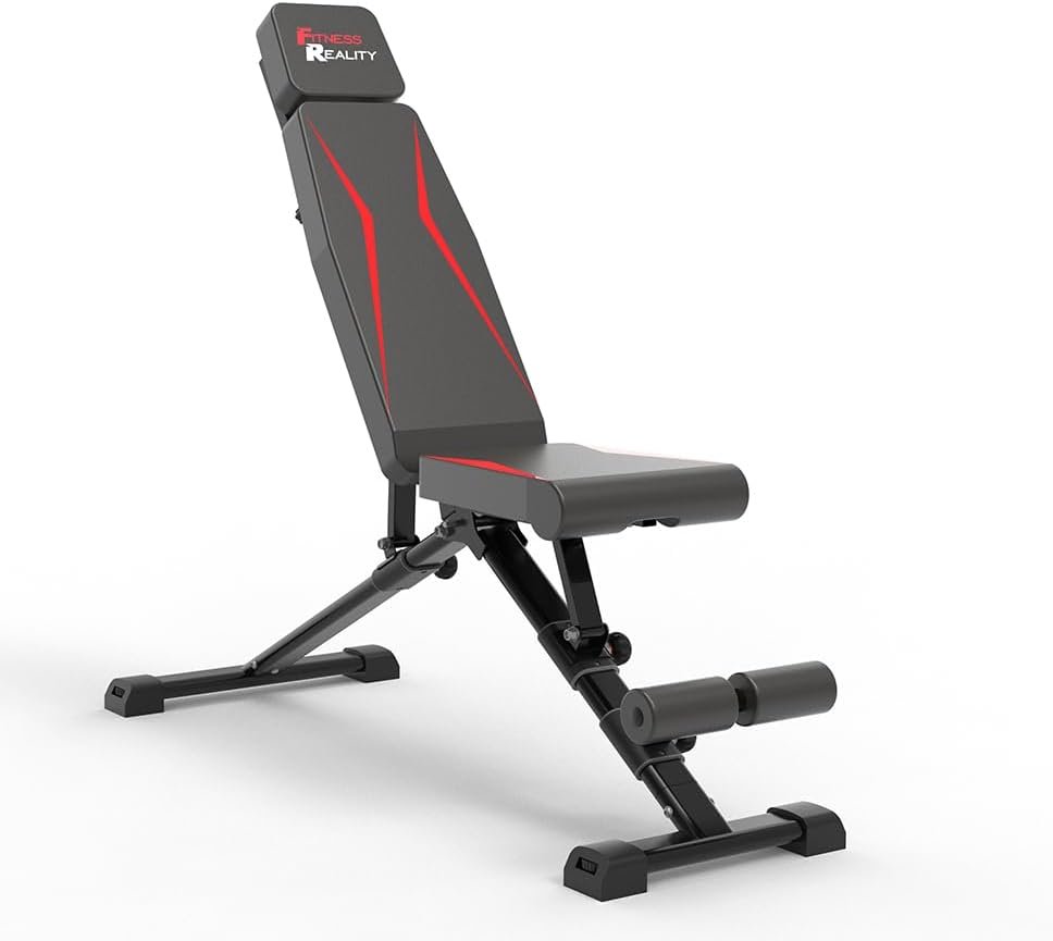 Fitness Reality Adjustable Weight Bench Press for Incline Decline Workouts 1