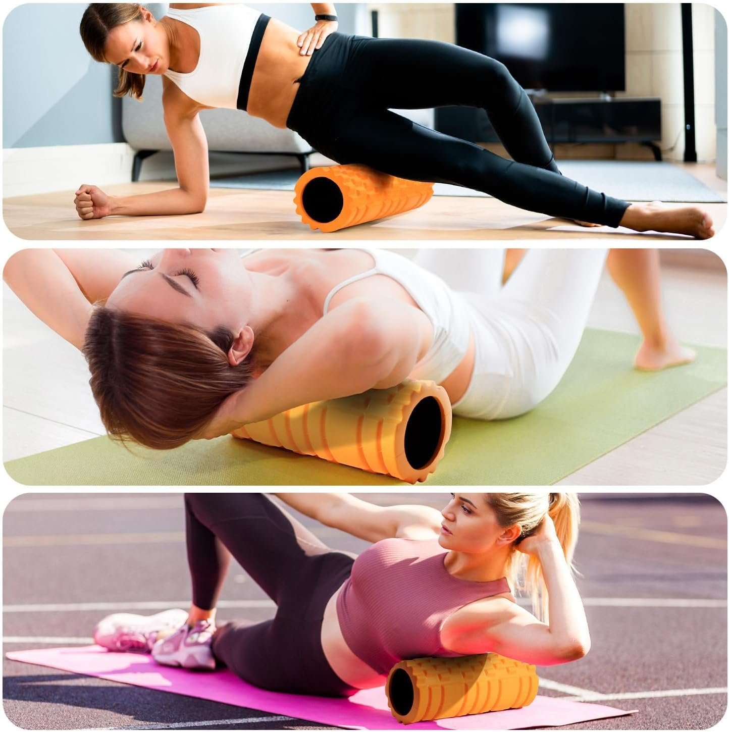 Foam Roller High Density 13 for Deep Tissue Muscle Massage 5