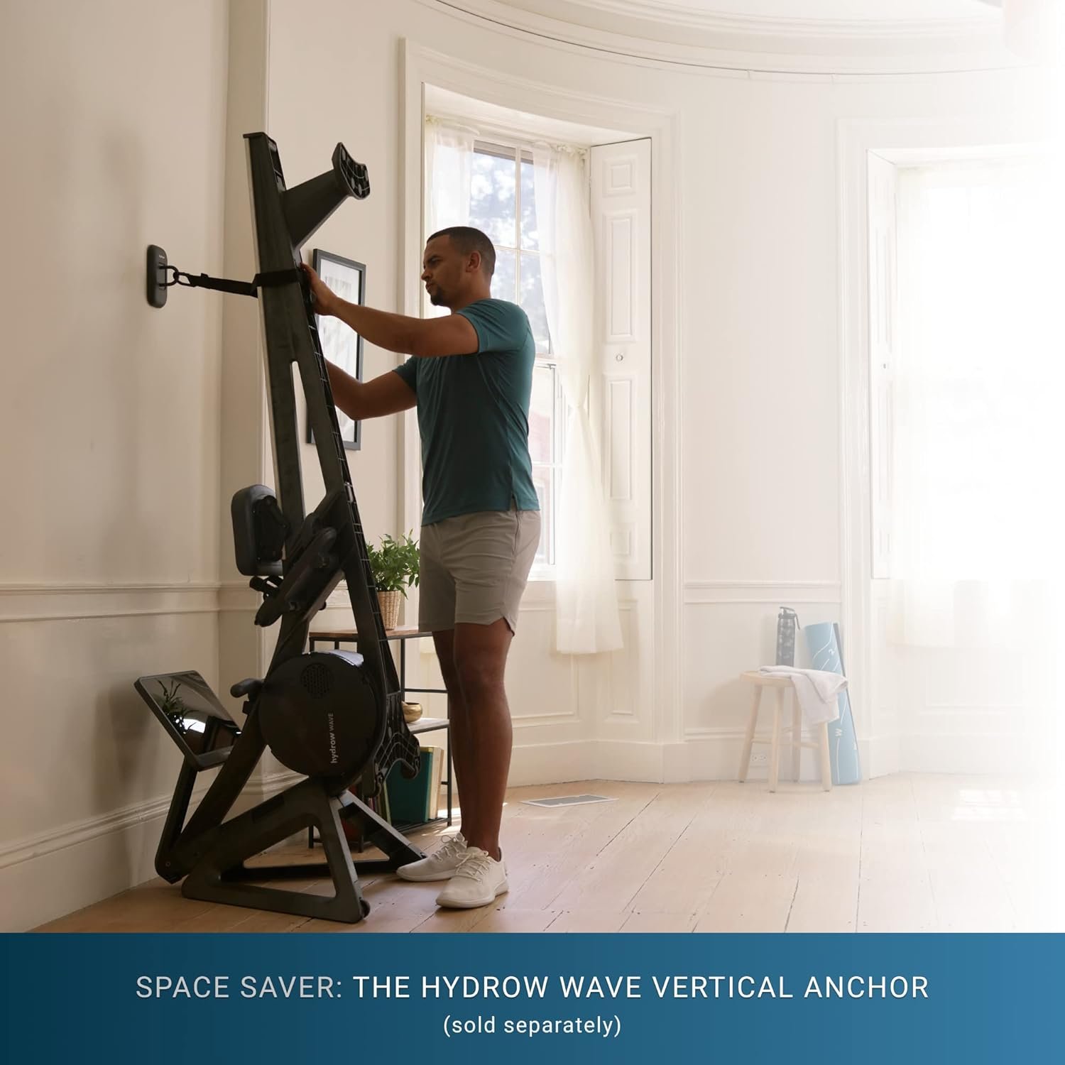 Hydrow Wave Rowing Machine with 16" HD Touchscreen and Speakers