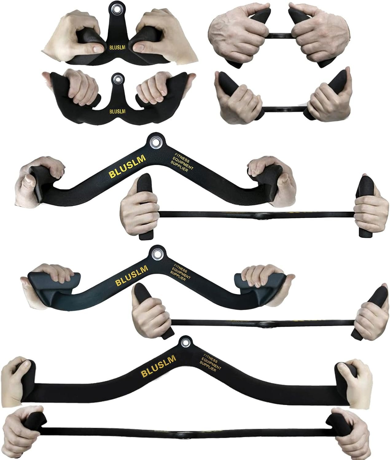 LAT Pull Down Bar for Cable Machine LAT Pulldown Attachments T Bar V Bar Cable Attachment