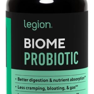 LEGION Biome Probiotic - Natural Probiotics Gut Health Supplement for Women and Men