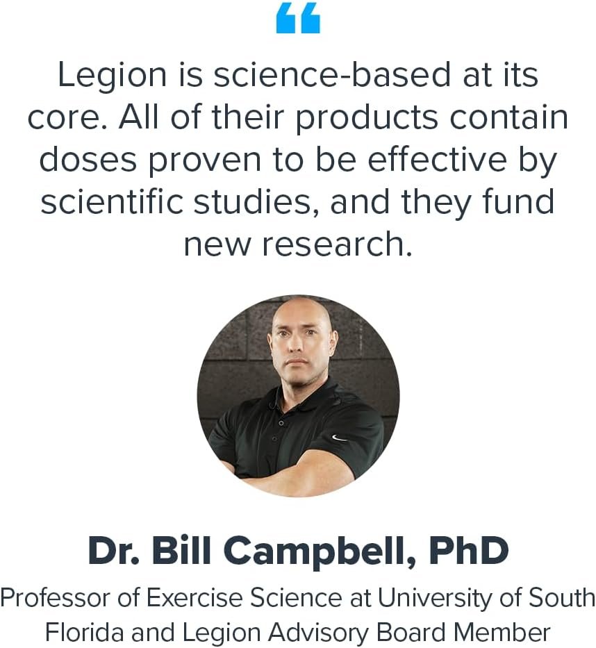 LEGION Recharge Post Workout Supplement - All Natural Muscle Builder and Recovery Drink