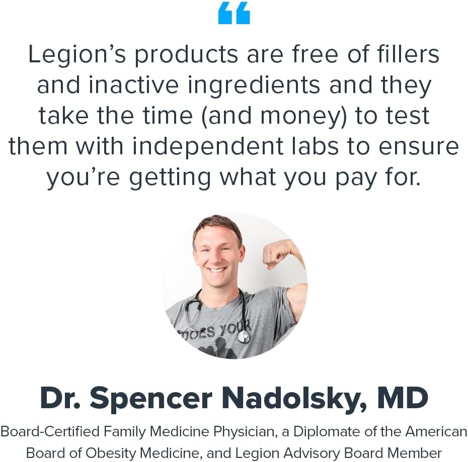 LEGION Recharge Post Workout Supplement - All Natural Muscle Builder and Recovery Drink