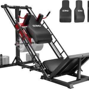 Leg Press Hack Squat Machine with Back Support Cushion 1