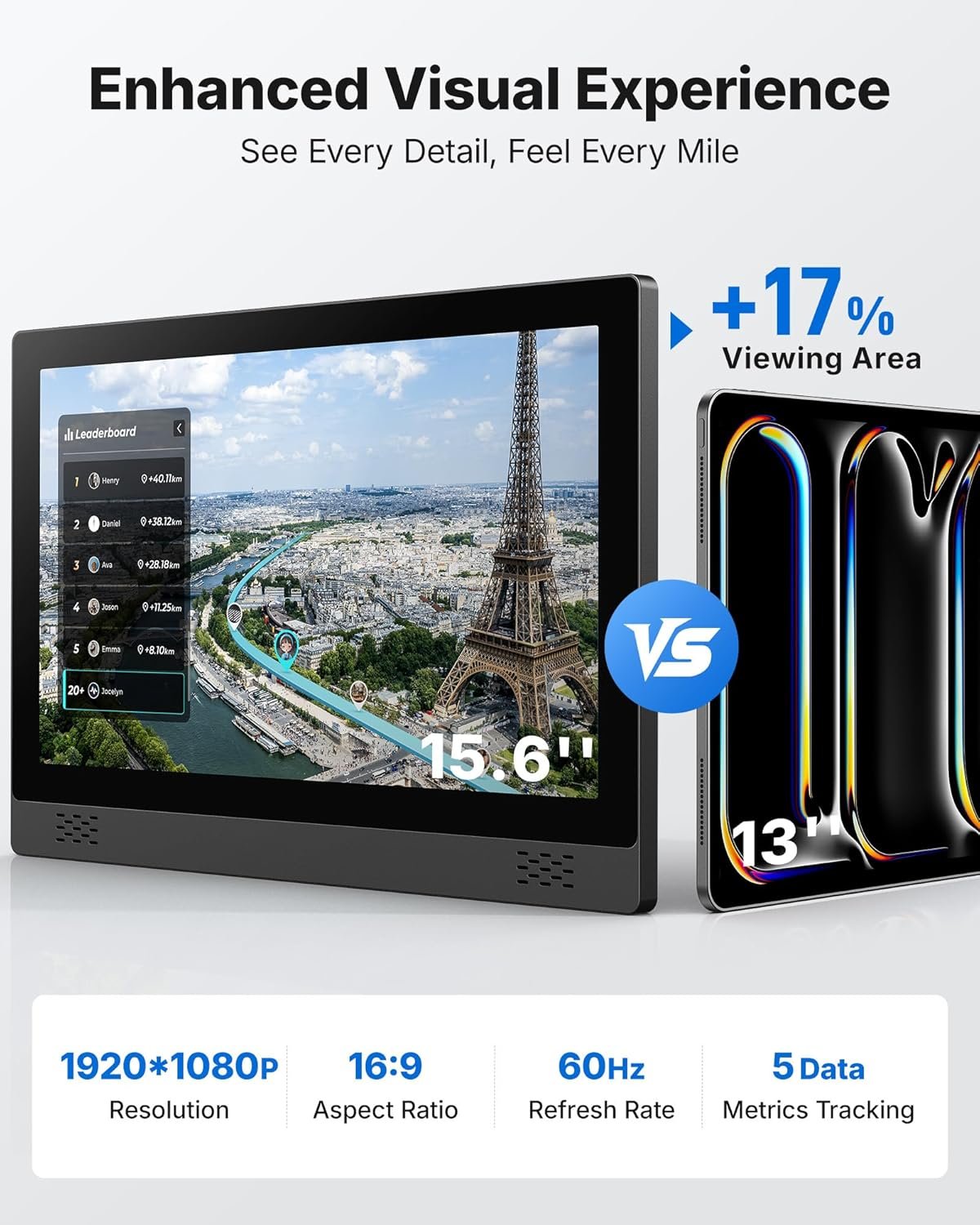 MERACH Exercise Bike Brake Pad Stationary Bike Low Noise Indoor Cycling