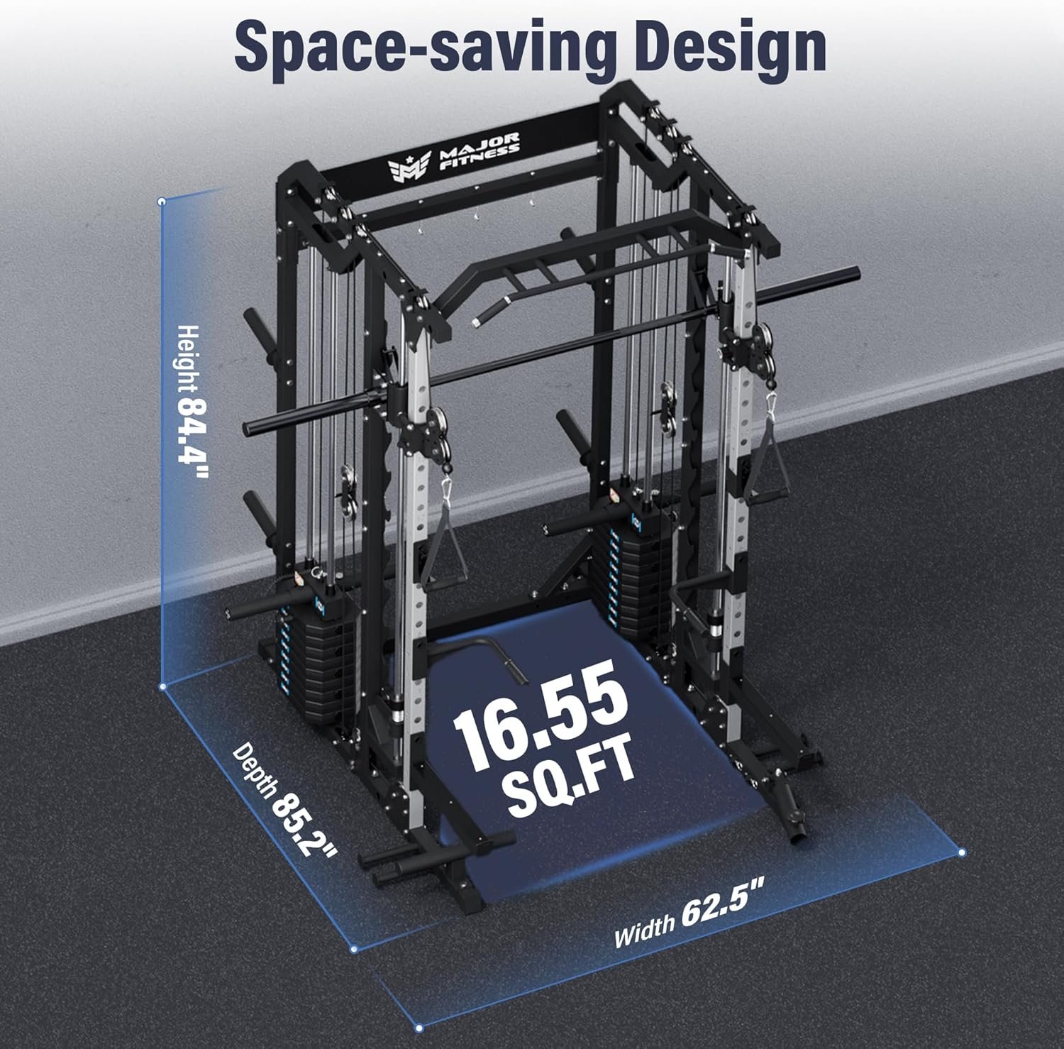 Major Fitness Drone2 Advanced Training Smith Machines All-in-One Home Gym