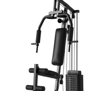 Multifunctional Home Gym Machine with 100LB Weight Stack Full Body Workout Station 1