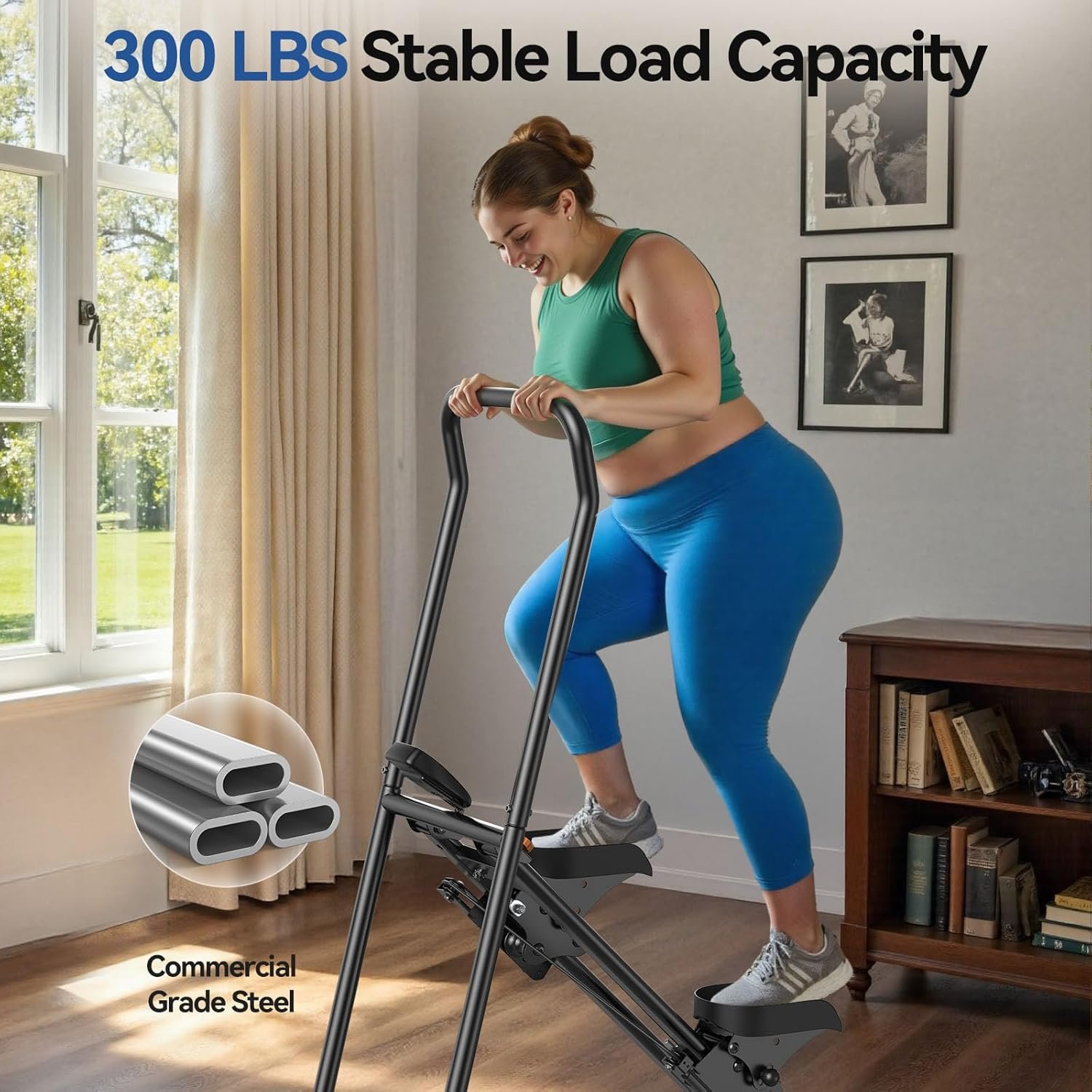 Niceday Steppers for Exercise at Home Stair Stepper with Handlebar