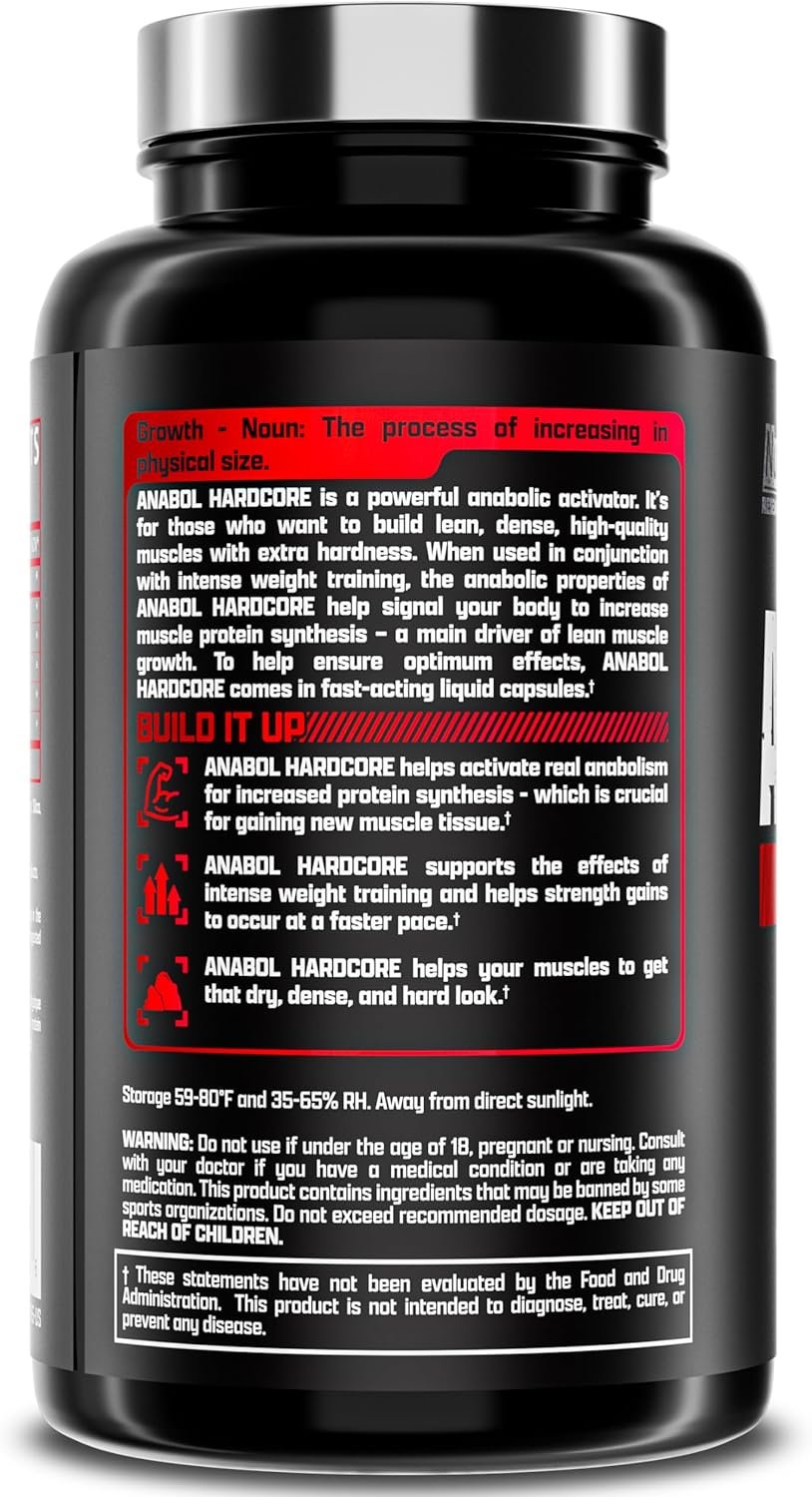 Nutrex Research Anabol Hardcore Anabolic Activator Muscle Builder 3