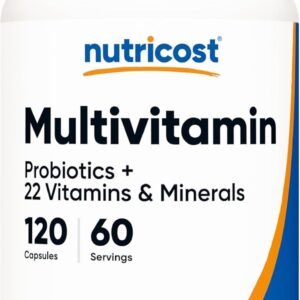 Nutricost Multivitamin with Probiotics 120 Vegetarian Capsules 1