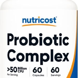 Nutricost Probiotic Complex 50 Billion CFU 60 Capsules Probiotic for Men and Women 1
