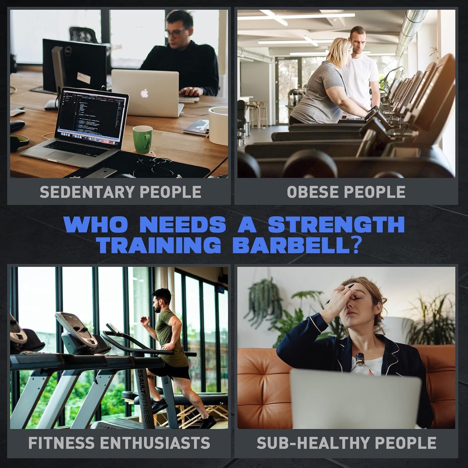 Olympic EZ Curl Barbell Bar 47" EZ Curl Bar for Weight Lifting, Biceps, triceps